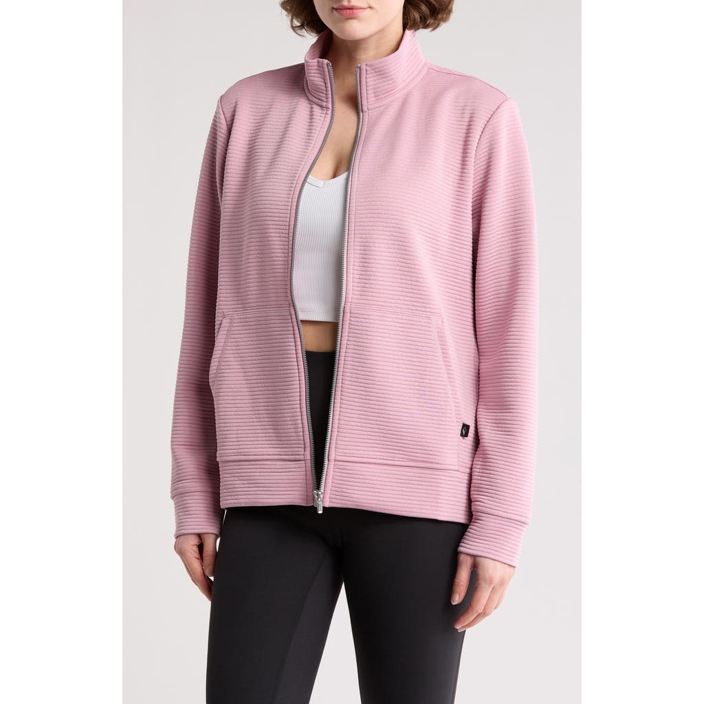 Skechers The Go Walk™ Hoodless Hoodie™ Zip Jacket In Pink