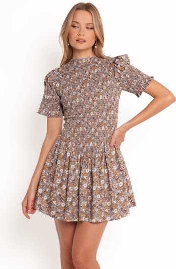 Celine Smocked Minidress