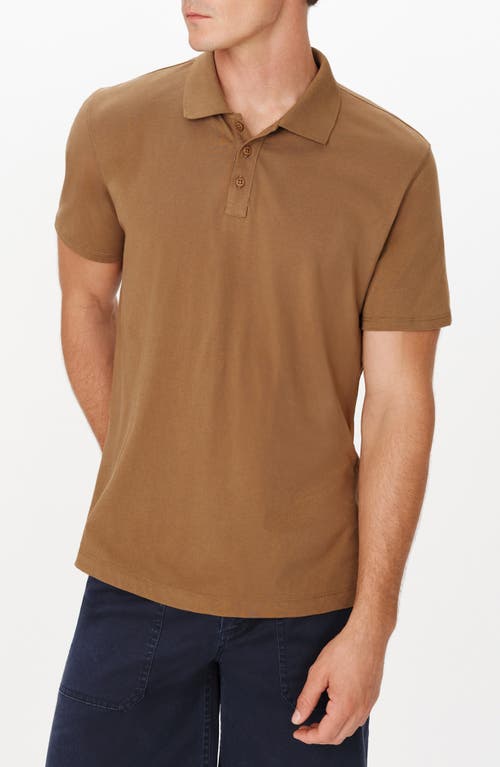 Atm Anthony Thomas Melillo Jersey Cotton Polo Shirt In Espresso