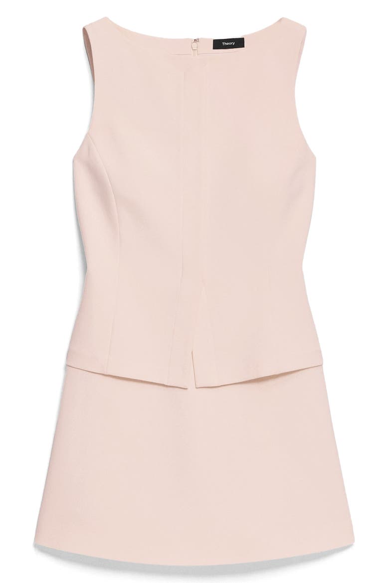 Boat Neck Minidress, Alternate, color, SHEER PINK