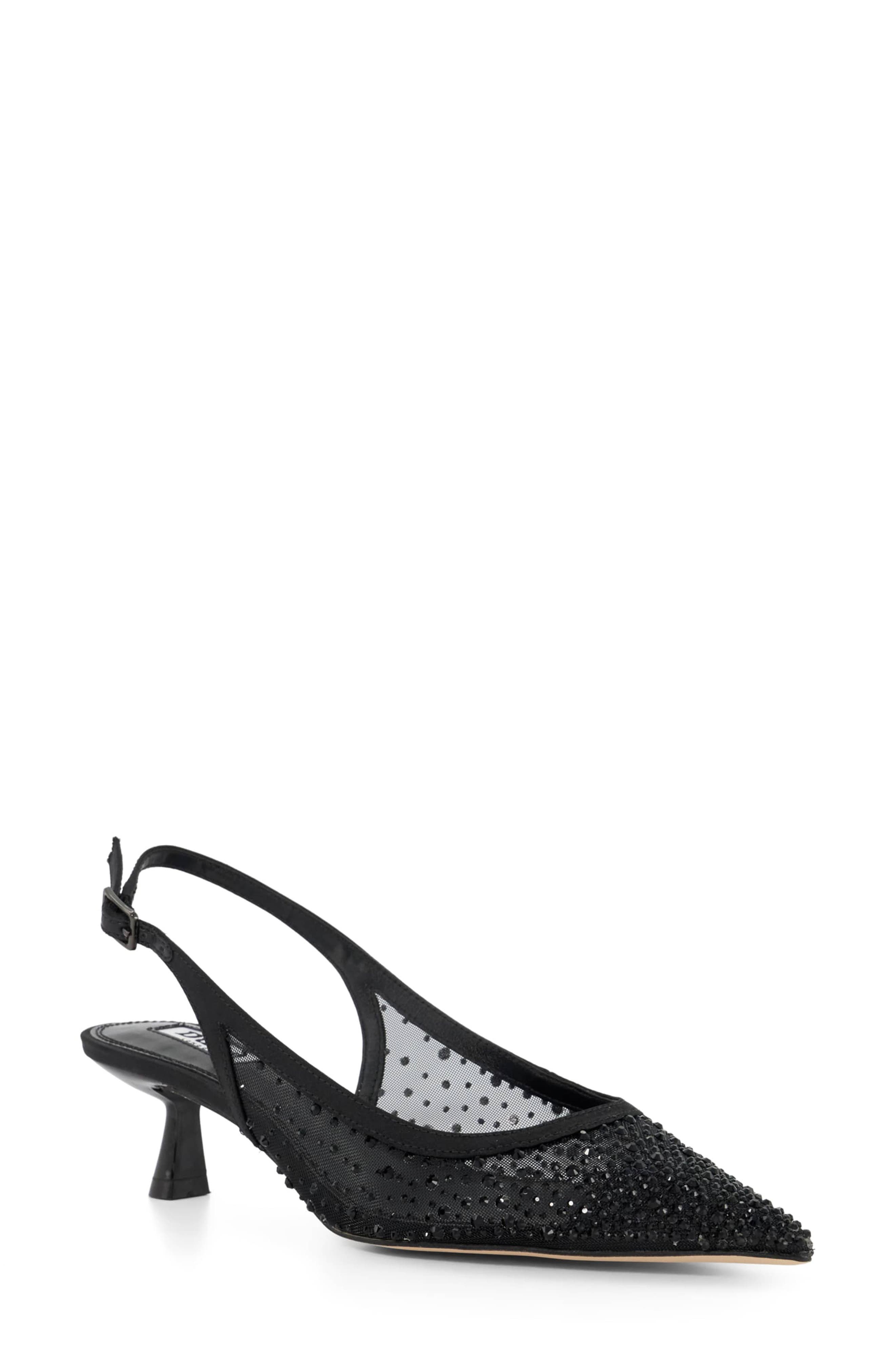 Dune London Ciana Slingback Pointed Toe Kitten Heel Pump, Main, color, 