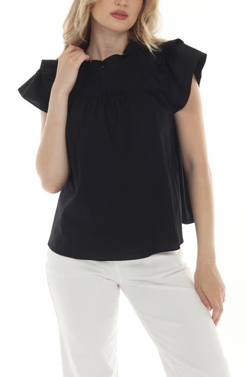 Smocked Ruffle Top