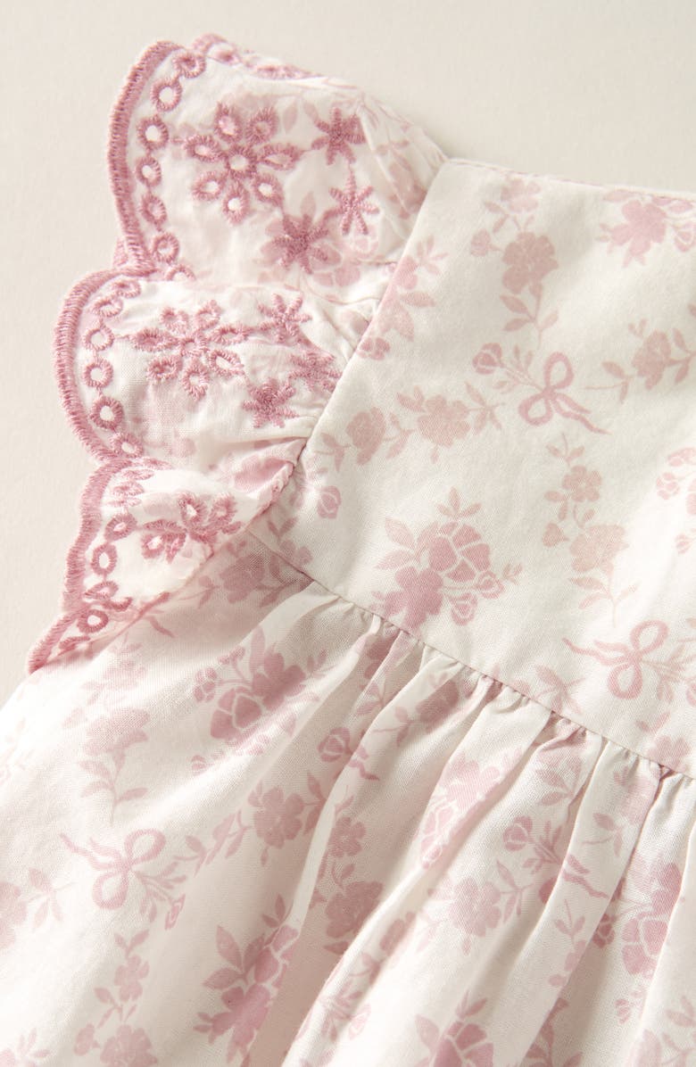 Scalloped Gingham Check Cotton Top & Bloomers