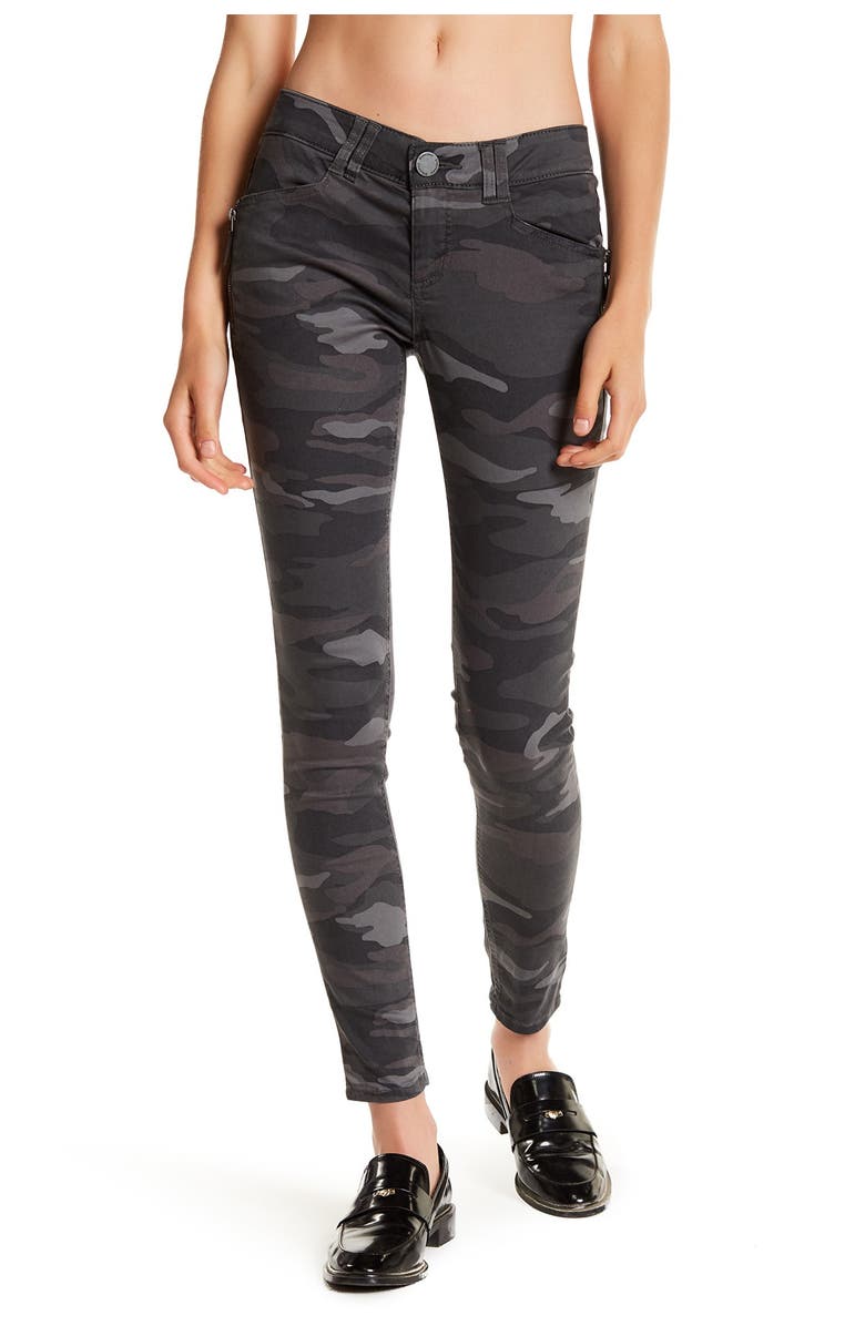 Democracy Hip Zipper Camo Pants, Main, color,