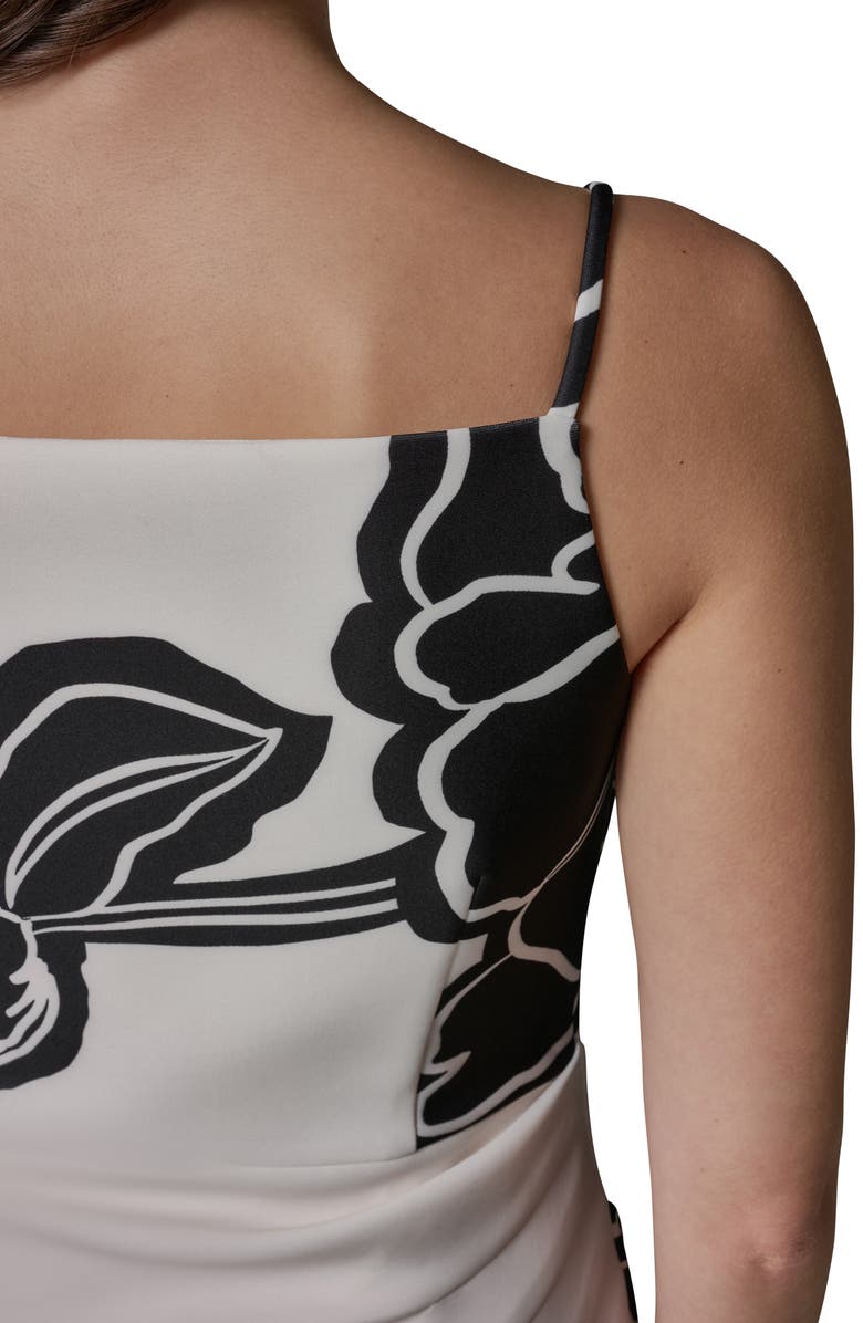 Donna Karan New York Print Sleeveless Midi Dress, Alternate, color, 