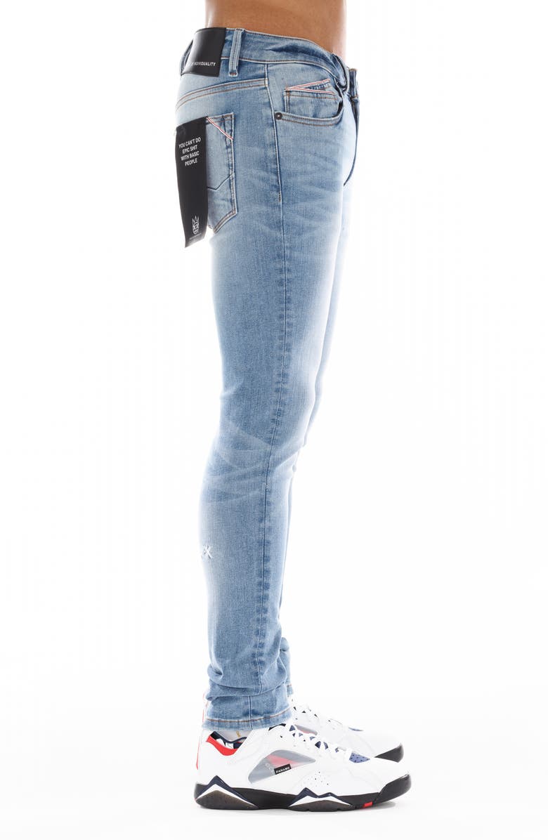 Cult of Individuality Punk Superskinny Jeans, Alternate, color, Light Sand