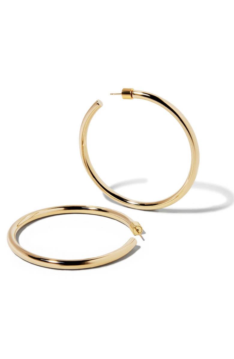 Jennifer Fisher Lilly Hoops, 2-Inch, Alternate, color, Gold