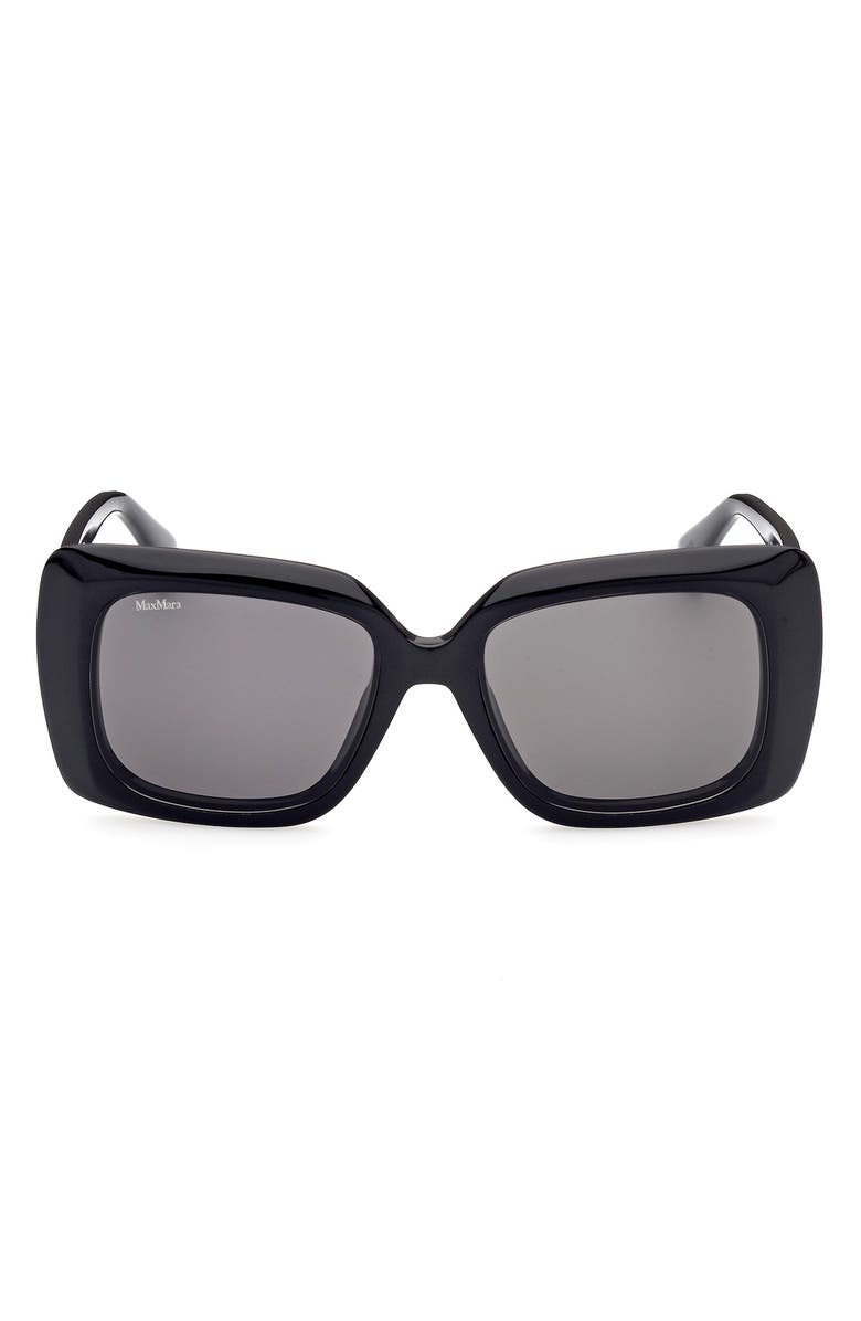 Max Mara 54mm Rectangular Sunglasses, Main, color,