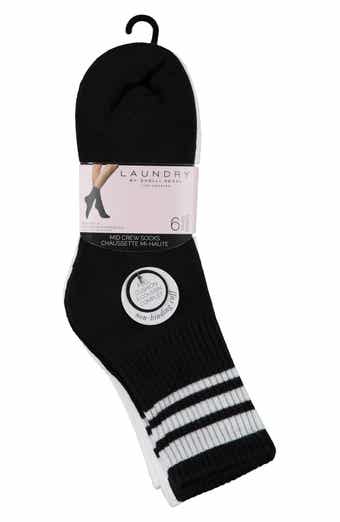 Laundry by Shelli Segal 6-Pack Full Cushion Crew Socks