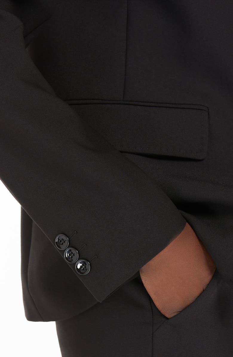 Weekend Max Mara Uva One-Button Jacket, Alternate, color, Black