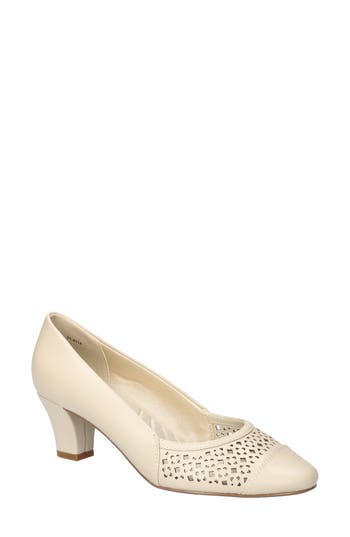 EASY STREET EASY STREET NEVA CAP TOE PUMP