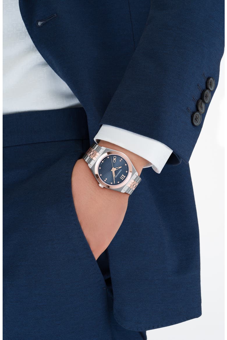 Vega Bracelet Watch, 40mm, Alternate, color, TWO TONE