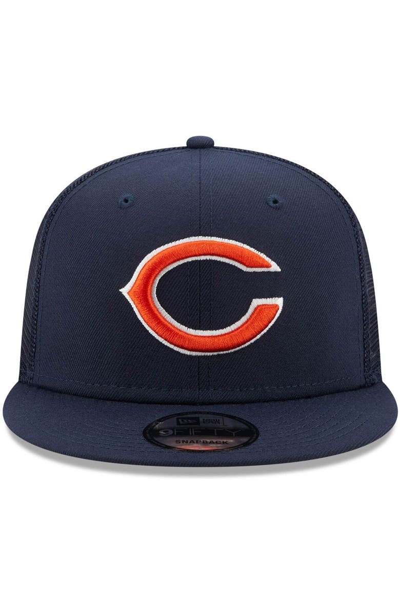New Era Men's New Era Navy Chicago Bears Classic Trucker 9FIFTY Snapback Hat, Alternate, color, 