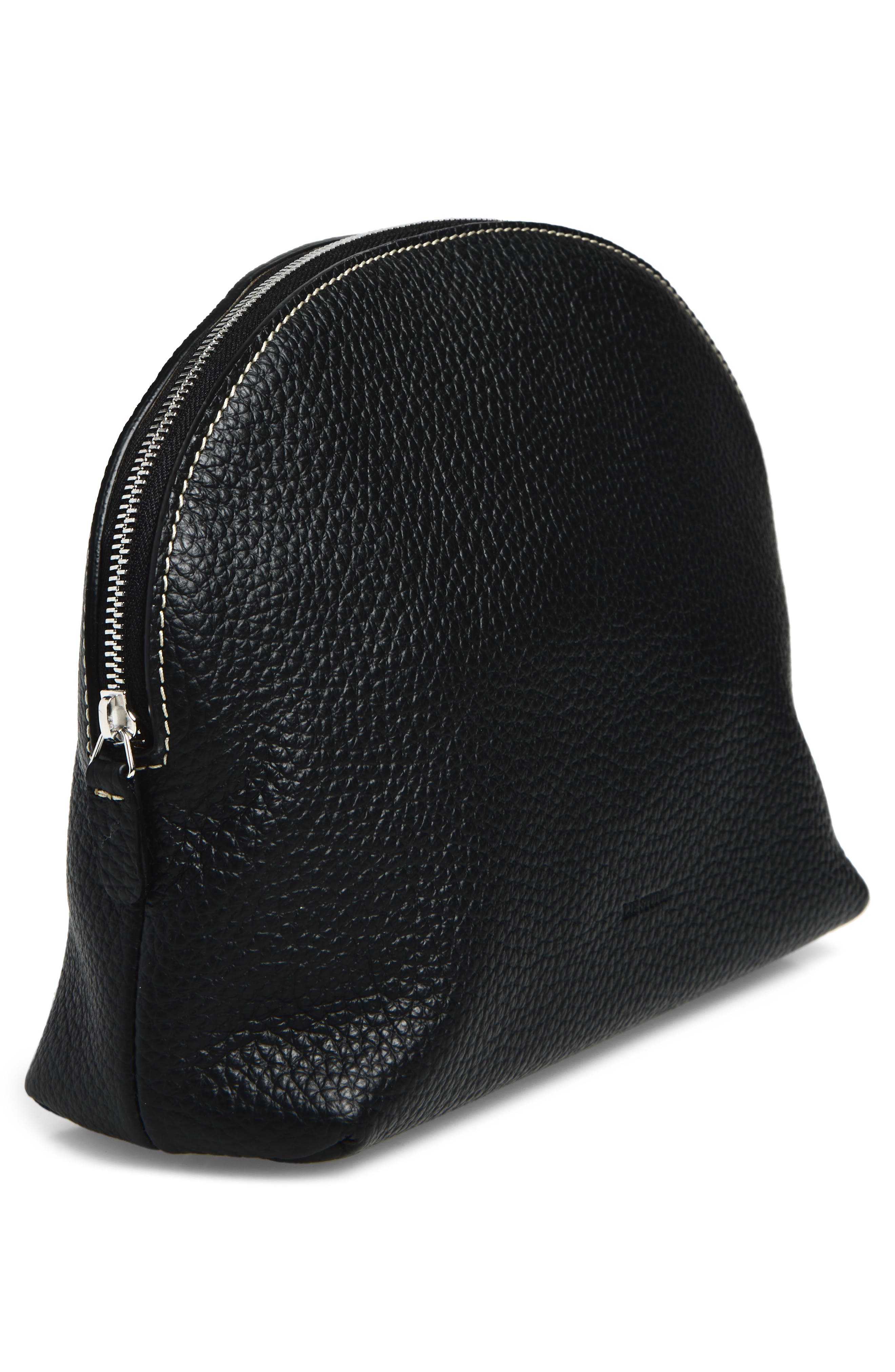 Lié Studio The Margot Pouch, Alternate, color, Black Grosgrain