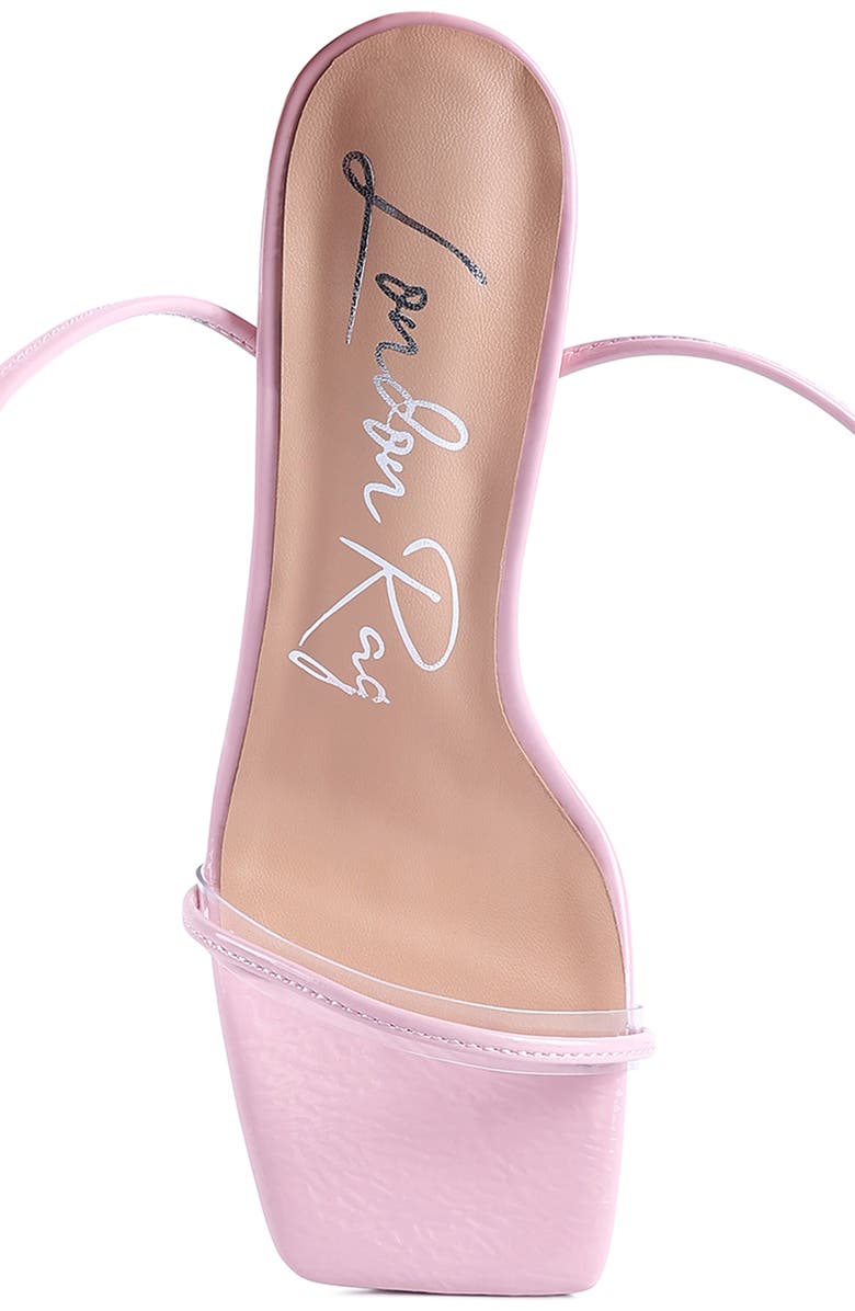 LONDON RAG Biten Lace-Up Sandal, Alternate, color, Pink