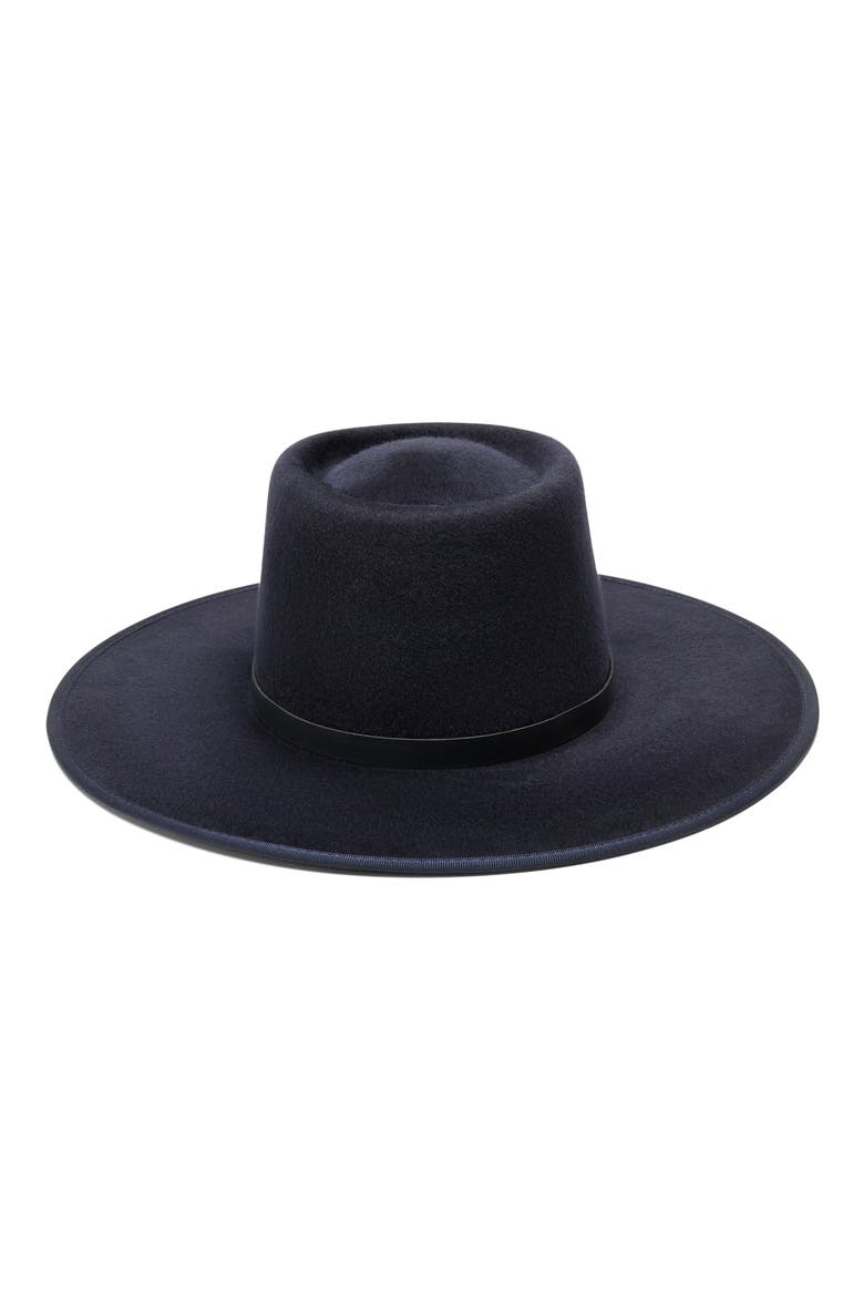 Brush Wool Felt Rancher Hat, Alternate, color, MIDNIGHT
