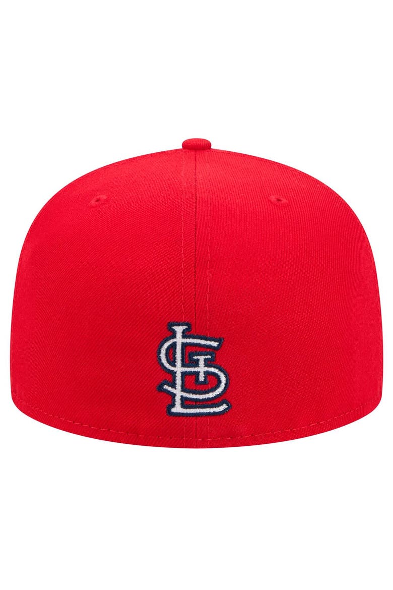Men's New Era Red St. Louis Cardinals Ransom 59FIFTY Fitted Hat, Alternate, color, Red