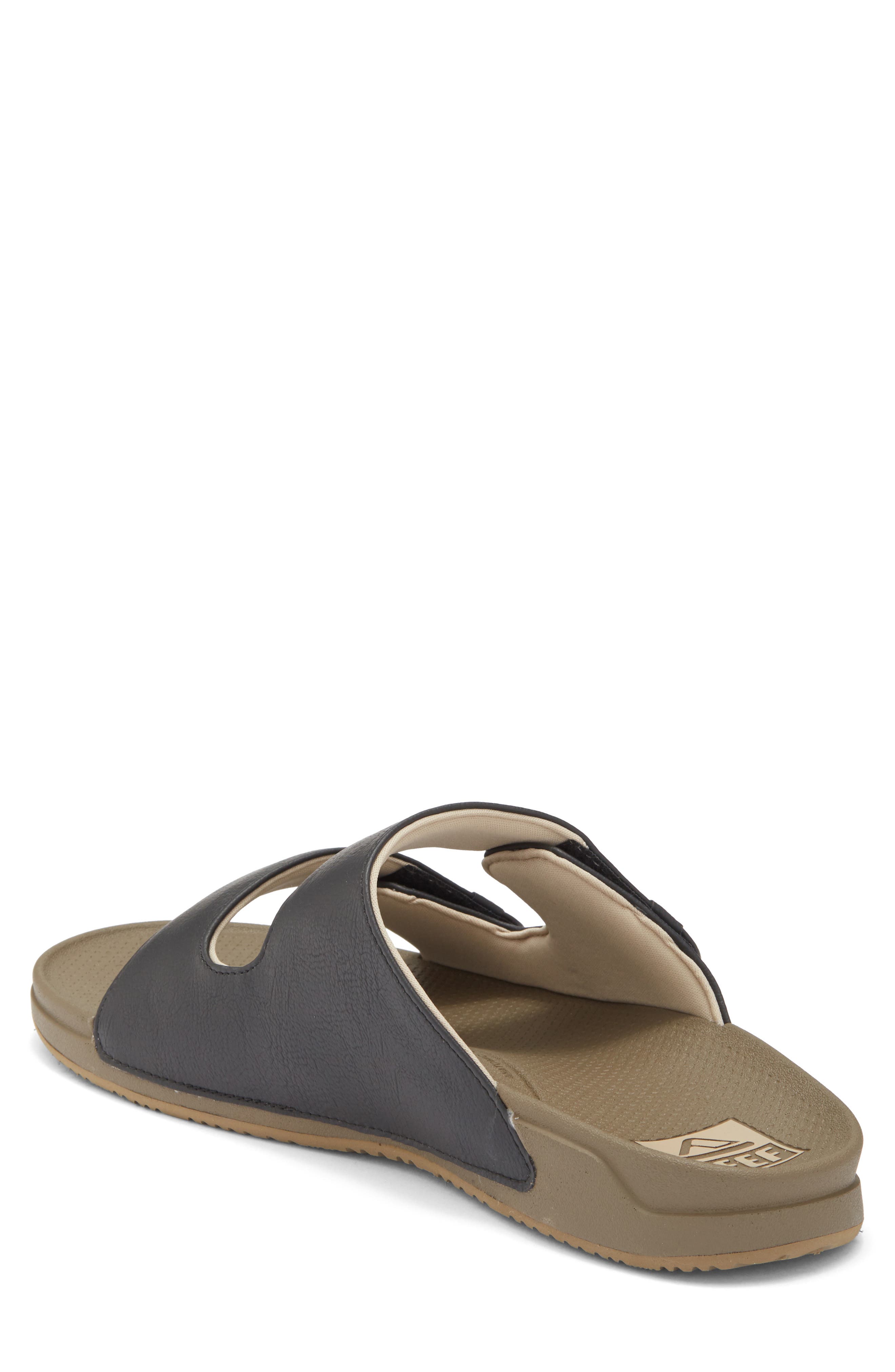 Reef Spring Breakpoint Slide Sandal, Alternate, color, Black/Tan