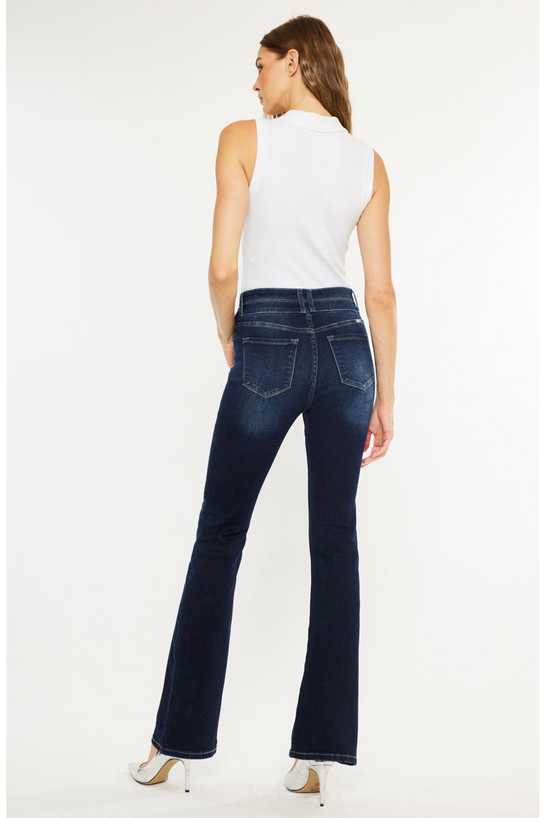 Gisella High Rise Bootcut Jeans, Alternate, color, Dark Wash