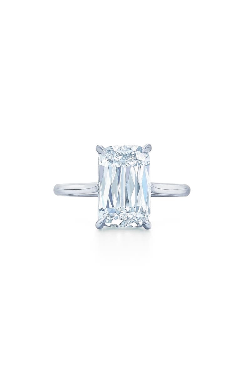 Kwiat Ashoka Cut Diamond Solitaire Platinum Ring, Main, color,