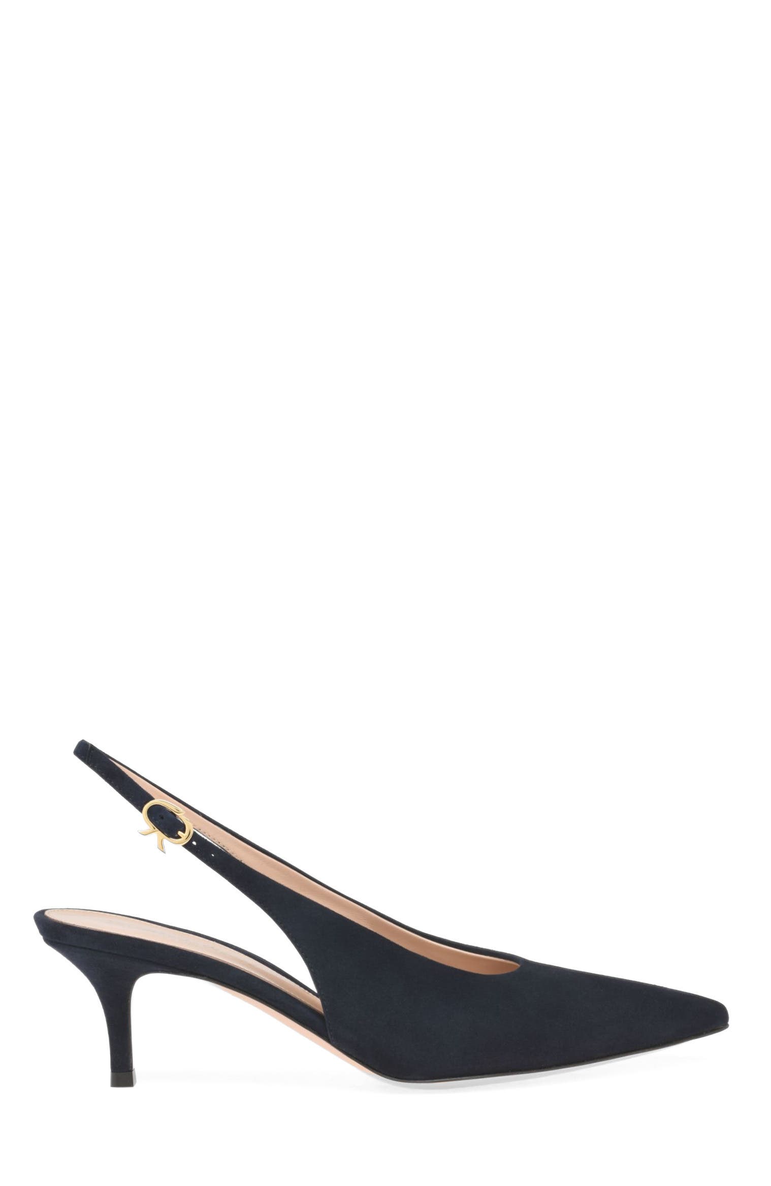 Robbie Sling 55 Pump, Main, color, Blue Leather