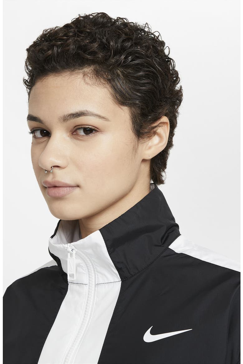 Sportswear Repel Jacket, Alternate, color, BLACK/ WHITE/ WHITE