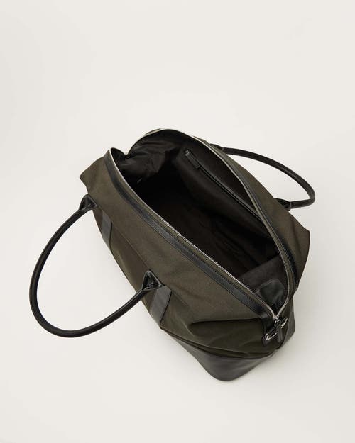 Want Les Essentiels De La Vie Want Les Essentiels Kelowna Organic Cotton Canvas Weekender Bag In Green