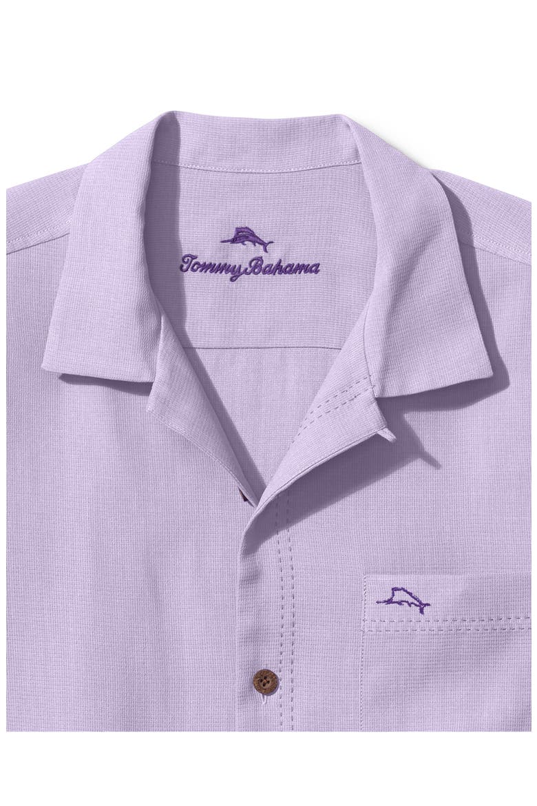 Royal Bermuda Standard Fit Silk Blend Camp Shirt, Alternate, color, SPRING LAVENDER