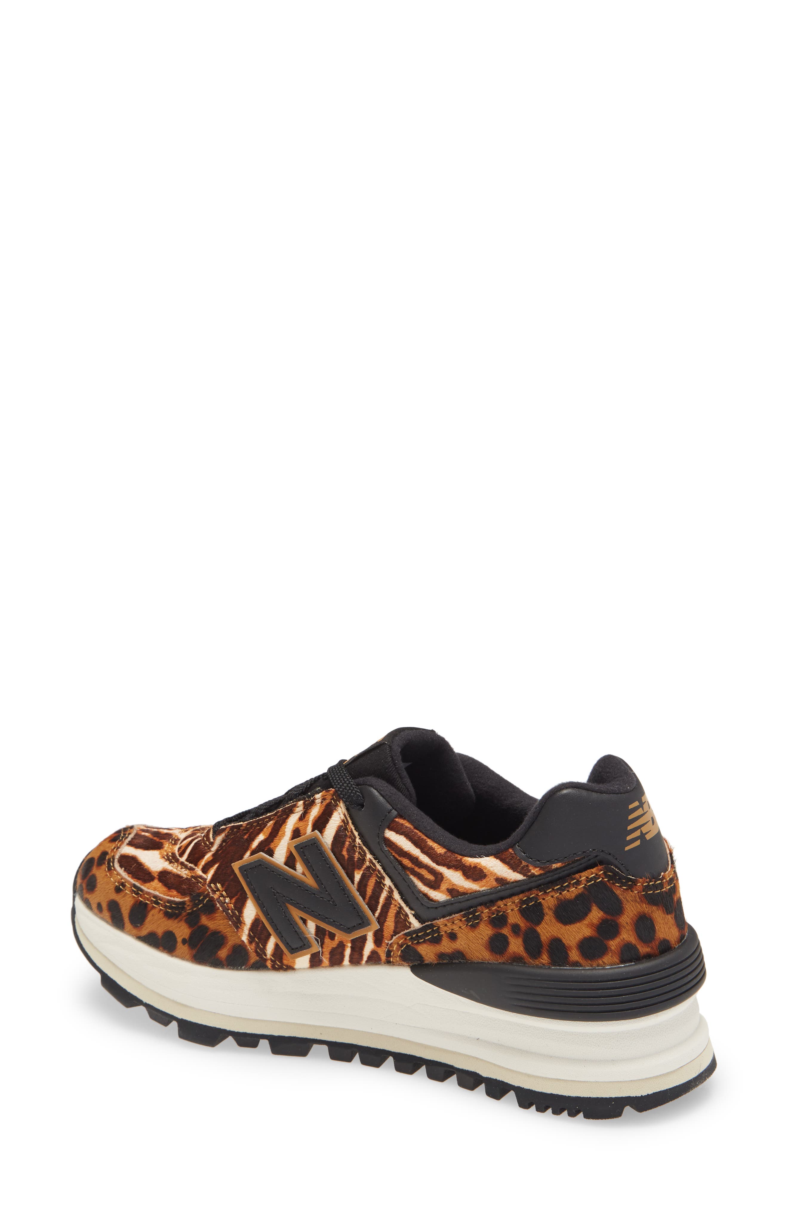 New Balance 574 Genuine Calf Hair Sneaker, Alternate, color, 