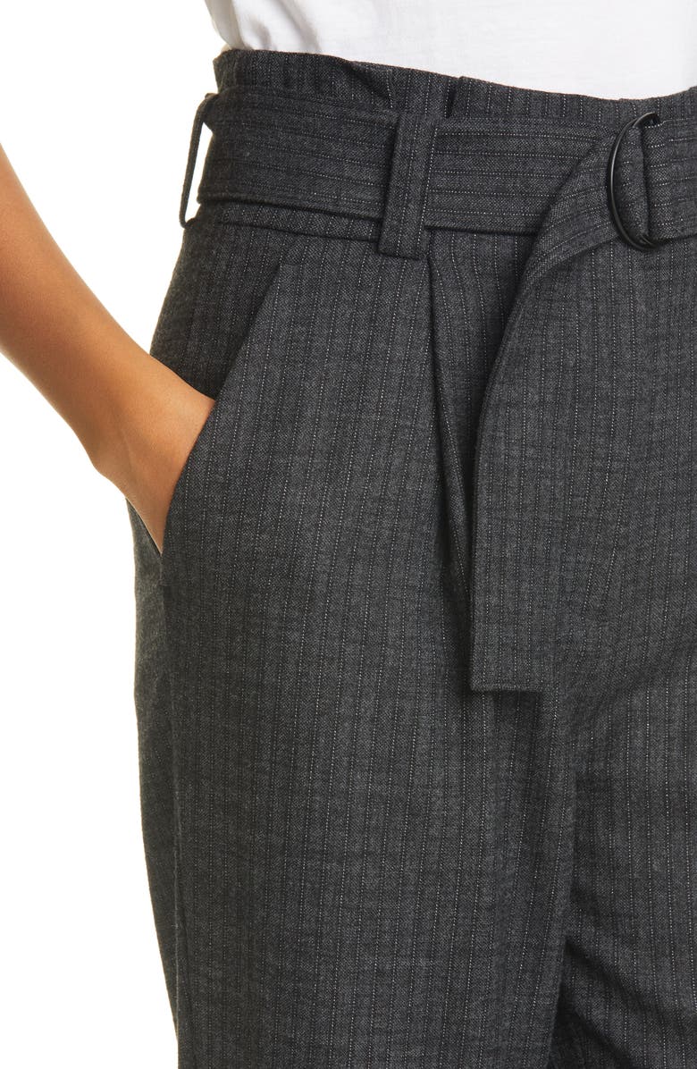 A.L.C. Diego Belted High Waist Pants, Alternate, color,