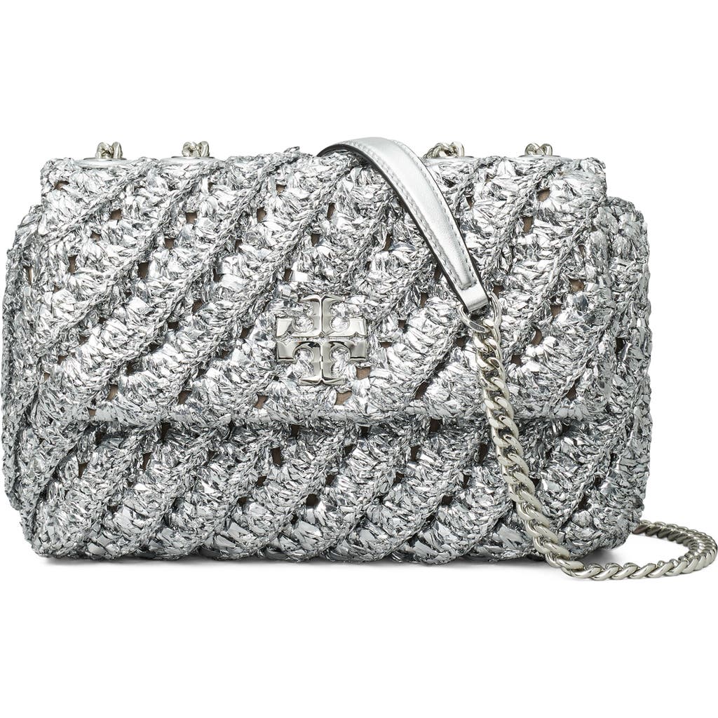 Tory Burch Kira Metallic Chevron Convertible Shoulder Bag