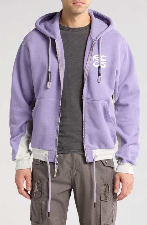 Stack Logo Graphic Zip-Up Hoodie