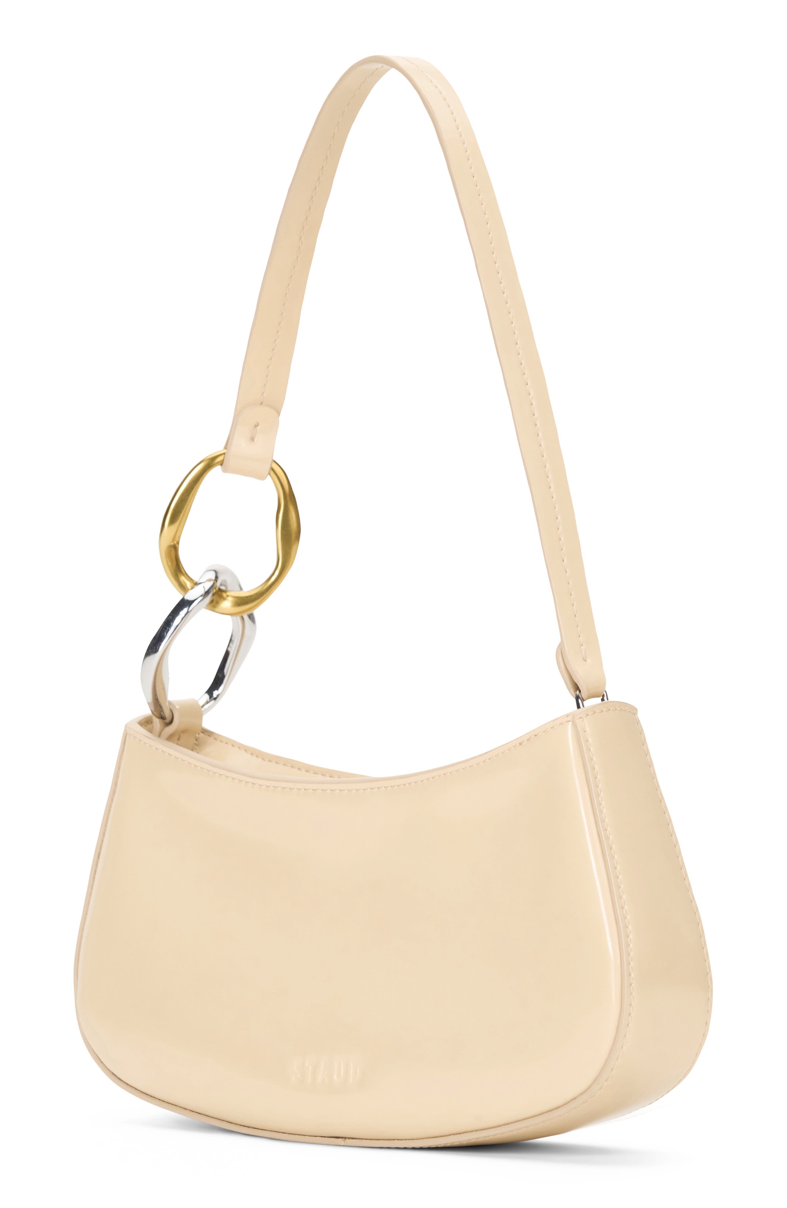 STAUD Ollie Leather Shoulder Bag, Alternate, color, 