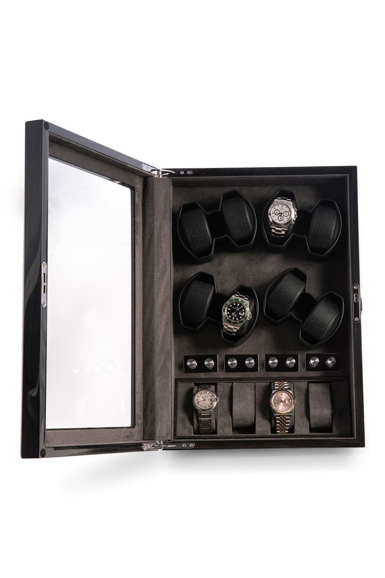Louis Ash 8-Watch Winder & Case, Alternate, color, MULTI COLOR