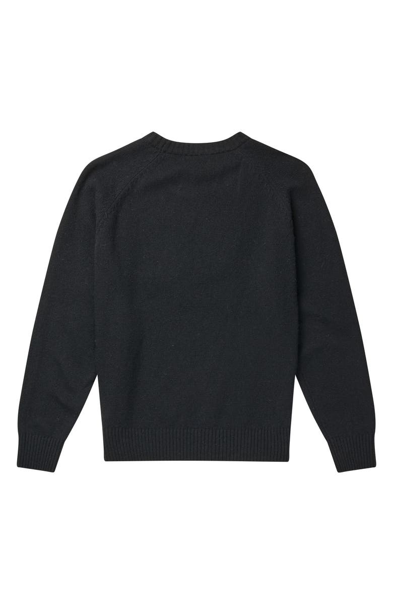 Les Deux Felipe Wool Blend Sweater, Alternate, color, Black/Ivory