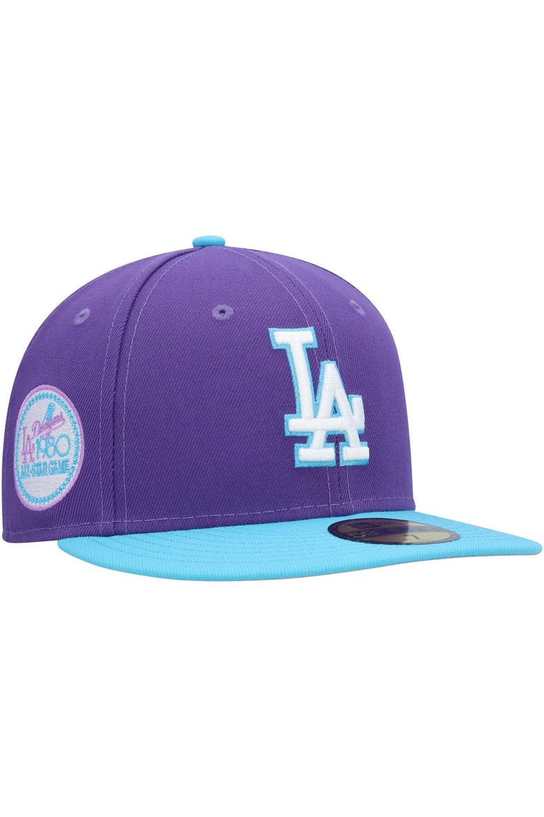 Men's New Era Purple Los Angeles Dodgers Vice 59FIFTY Fitted Hat, Main, color, Purple
