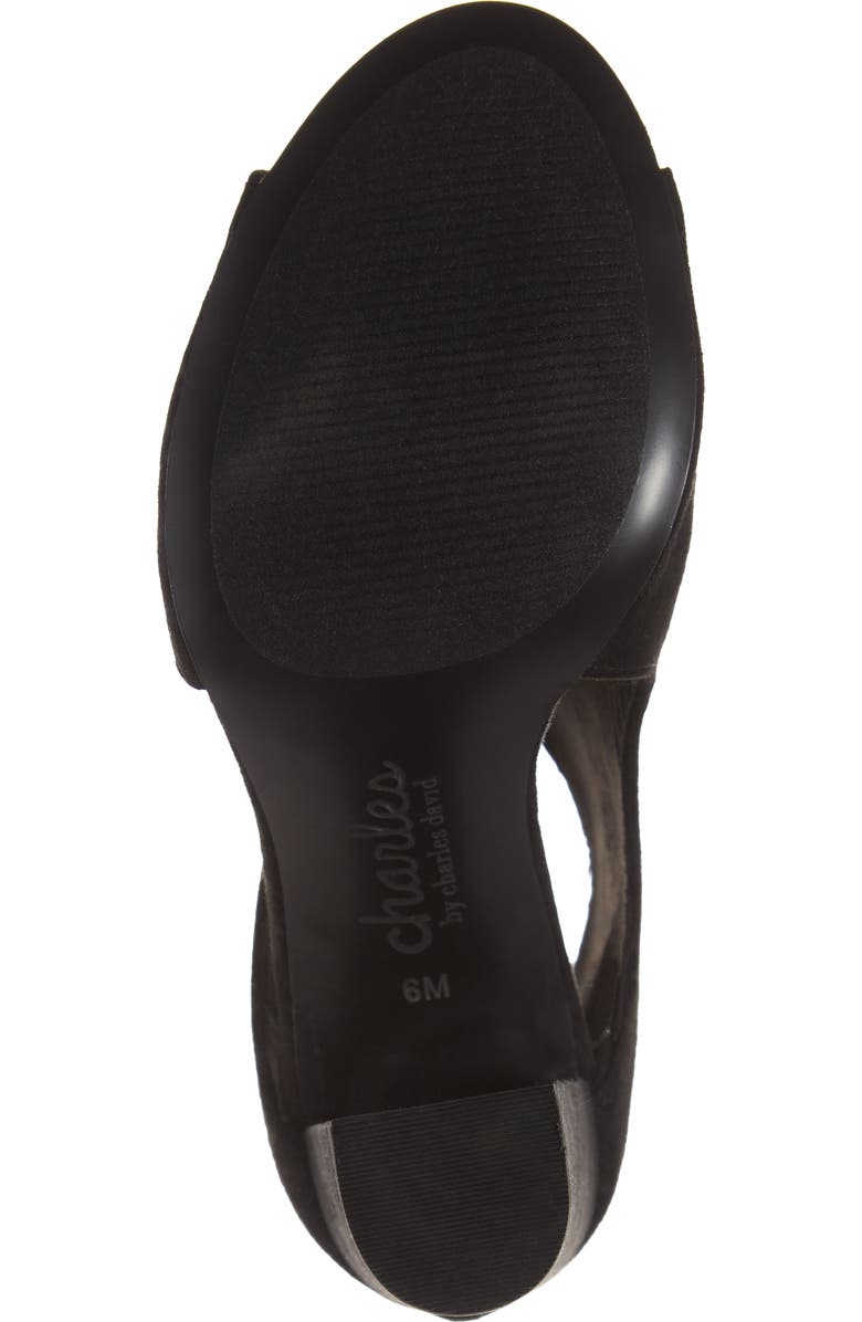 Charles by Charles David Fable Cutout Open Toe Bootie, Alternate, color,