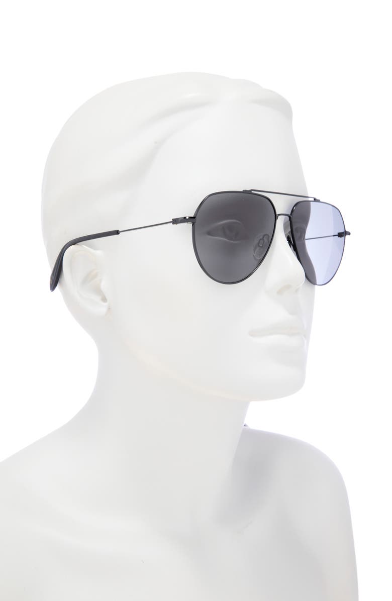 rag & bone 60mm Gradient Pilot Sunglasses, Alternate, color, 