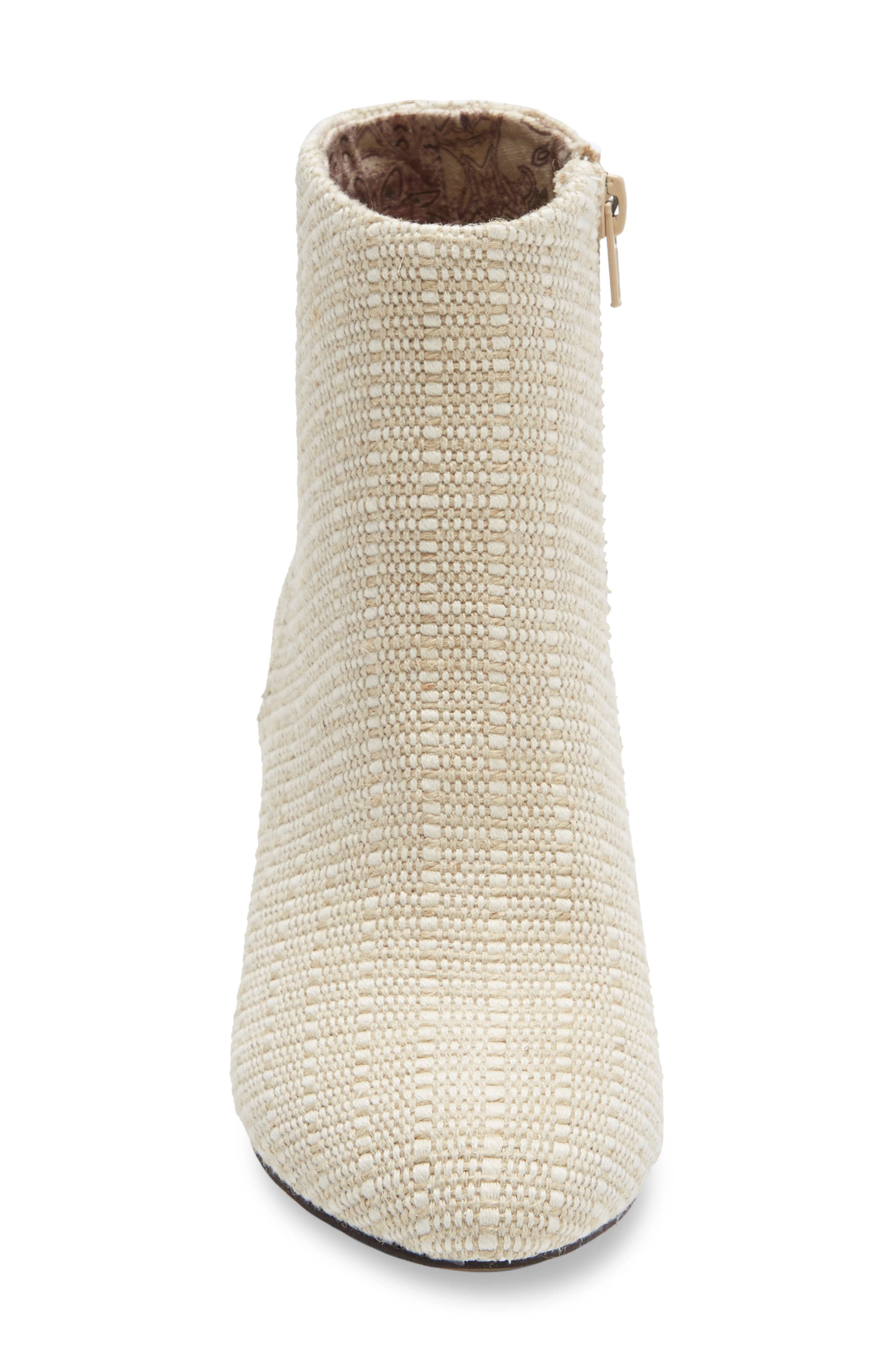 Band of Gypsies Andrea Bootie, Alternate, color, NATURAL JUTE FABRIC