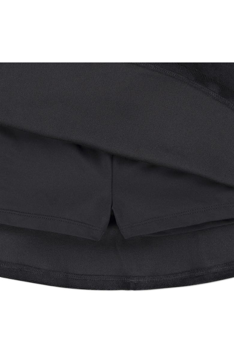 Nike Kids' Velour Scooter Hoodie & Skirt with Shorts Set, Alternate, color, Black