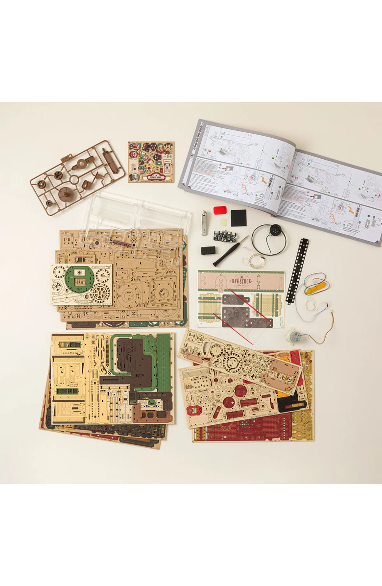 Uncommon Goods Christmas Gift Factory with Motion DIY Kit by ROBOTIME LLC, Alternate, color, 