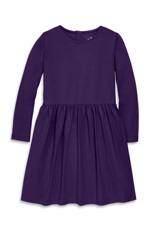 Kids Long Sleeve Perfect Pocket Dress (Toddler, Little Kid & Big Kid)