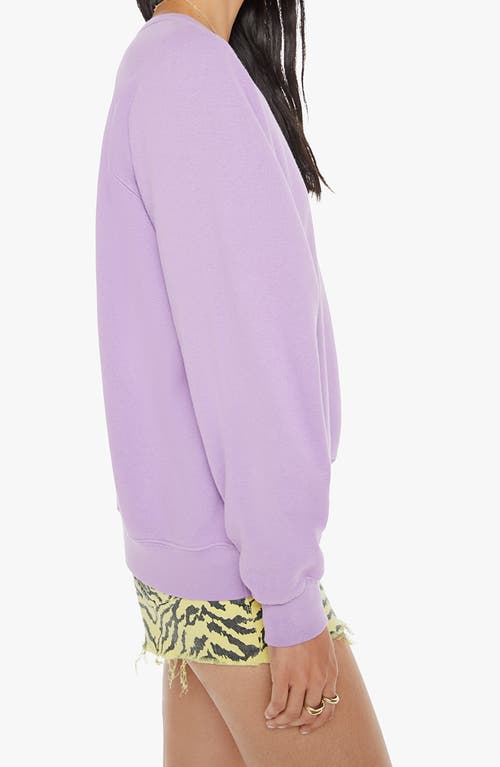 Shop Mother The Biggie Concert Patch Sweatshirt In Surf's