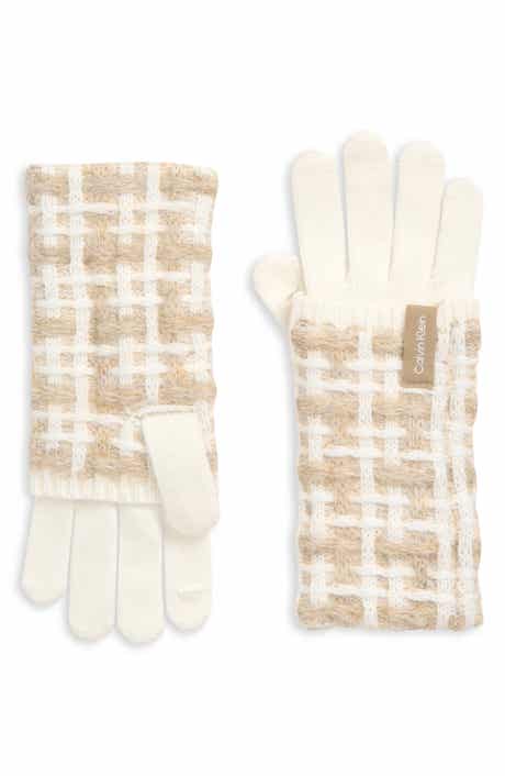 Grid Knit Gloves