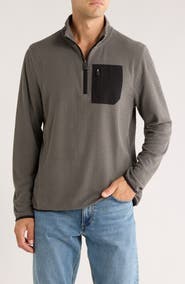 Rainforest Vault Chevron Knit 1/4 Zip Pullover