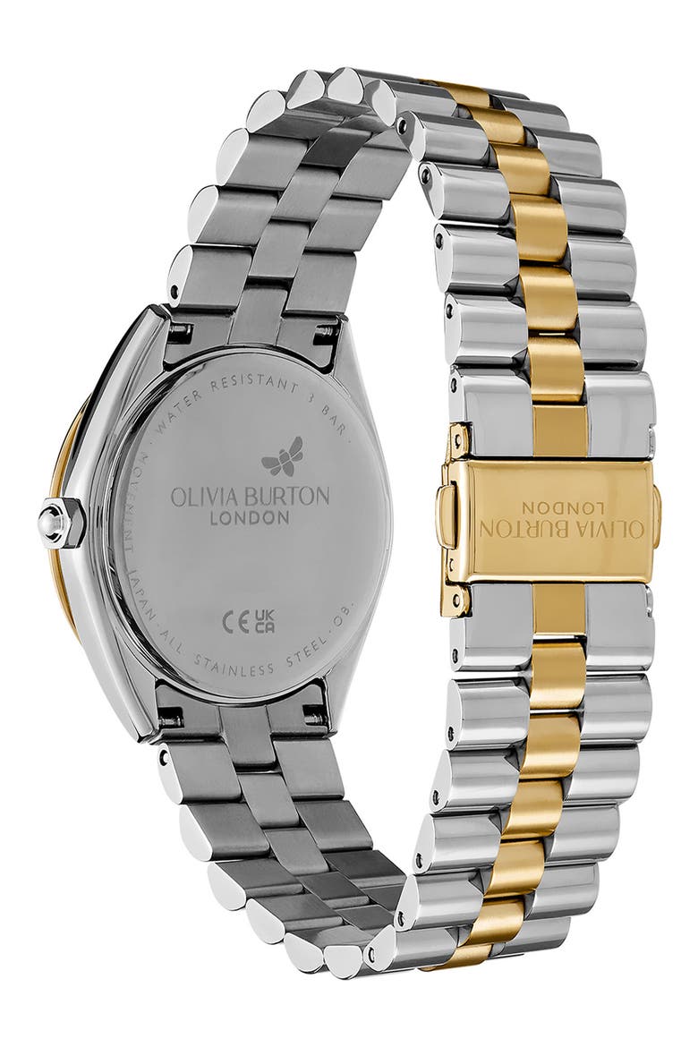 Bejewelled Bracelet Watch, 34mm, Alternate, color, GREEN