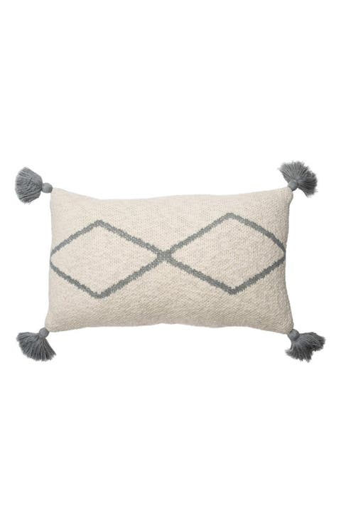 Oasis Tassel Knit Accent Pillow