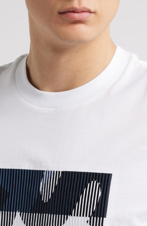 Hugo Boss Boss Thompson Logo Graphic T-shirt In Natural
