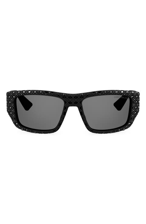 'Dior3D S3I 57mm Square Sunglasses
