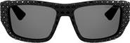 DIOR 'Dior3D S3I 57mm Square Sunglasses